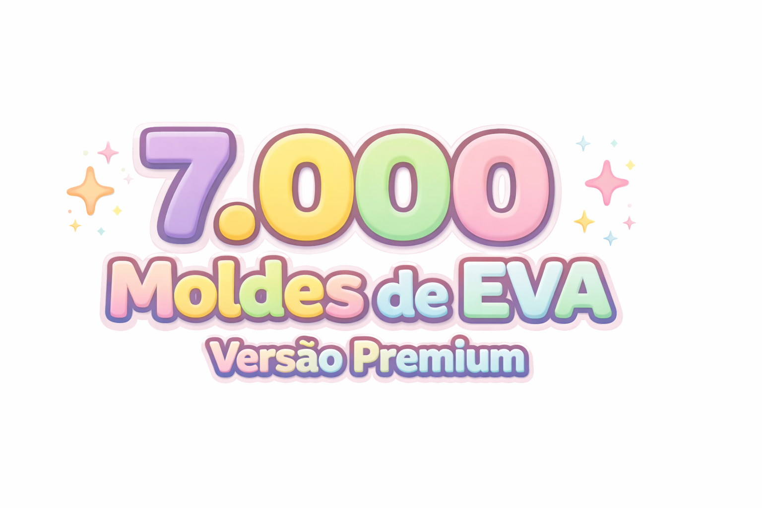 7.000 Moldes de EVA Premium