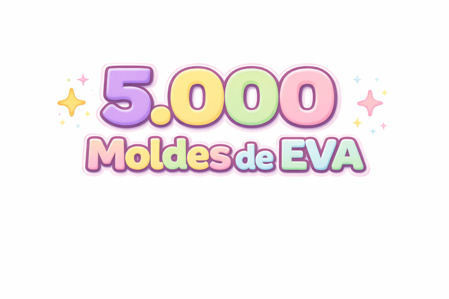 5.000 Moldes de EVA